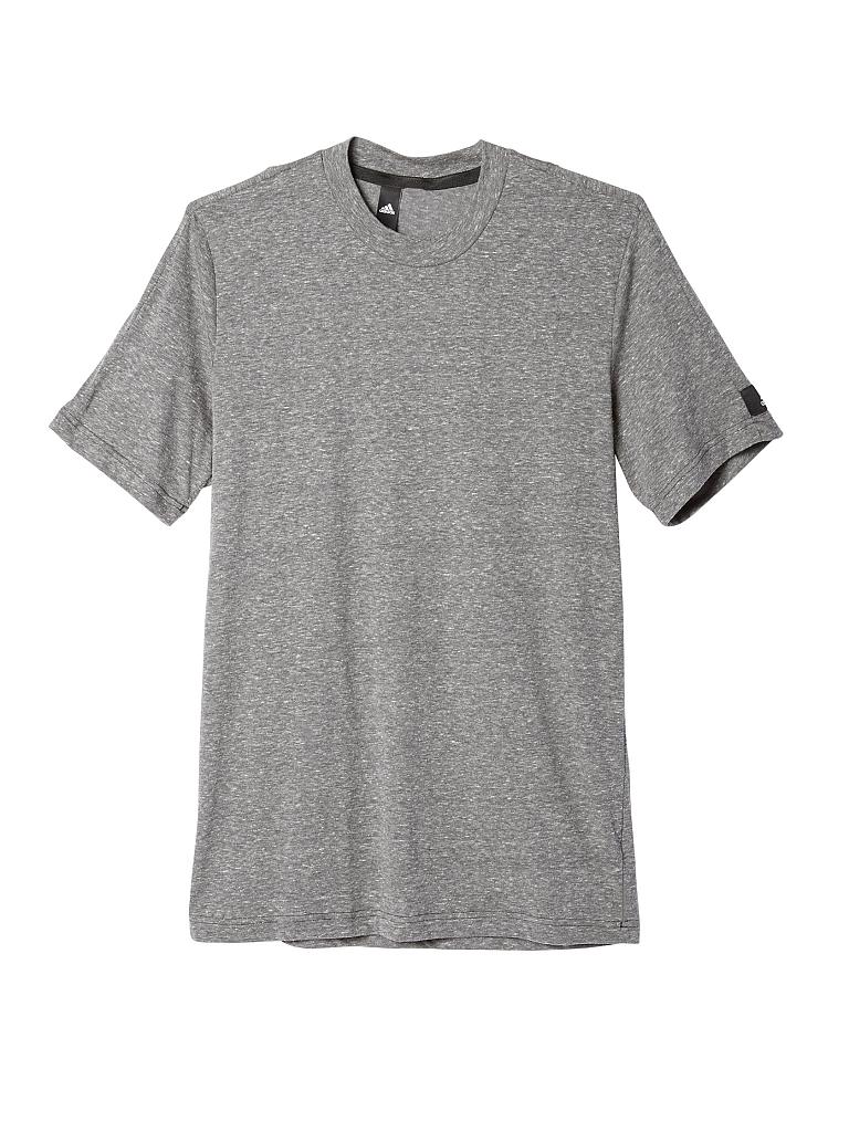 ADIDAS Herren T Shirt Basic Performance grau | S ADIDAS Herren T Shirt Basic Performance grau | S
